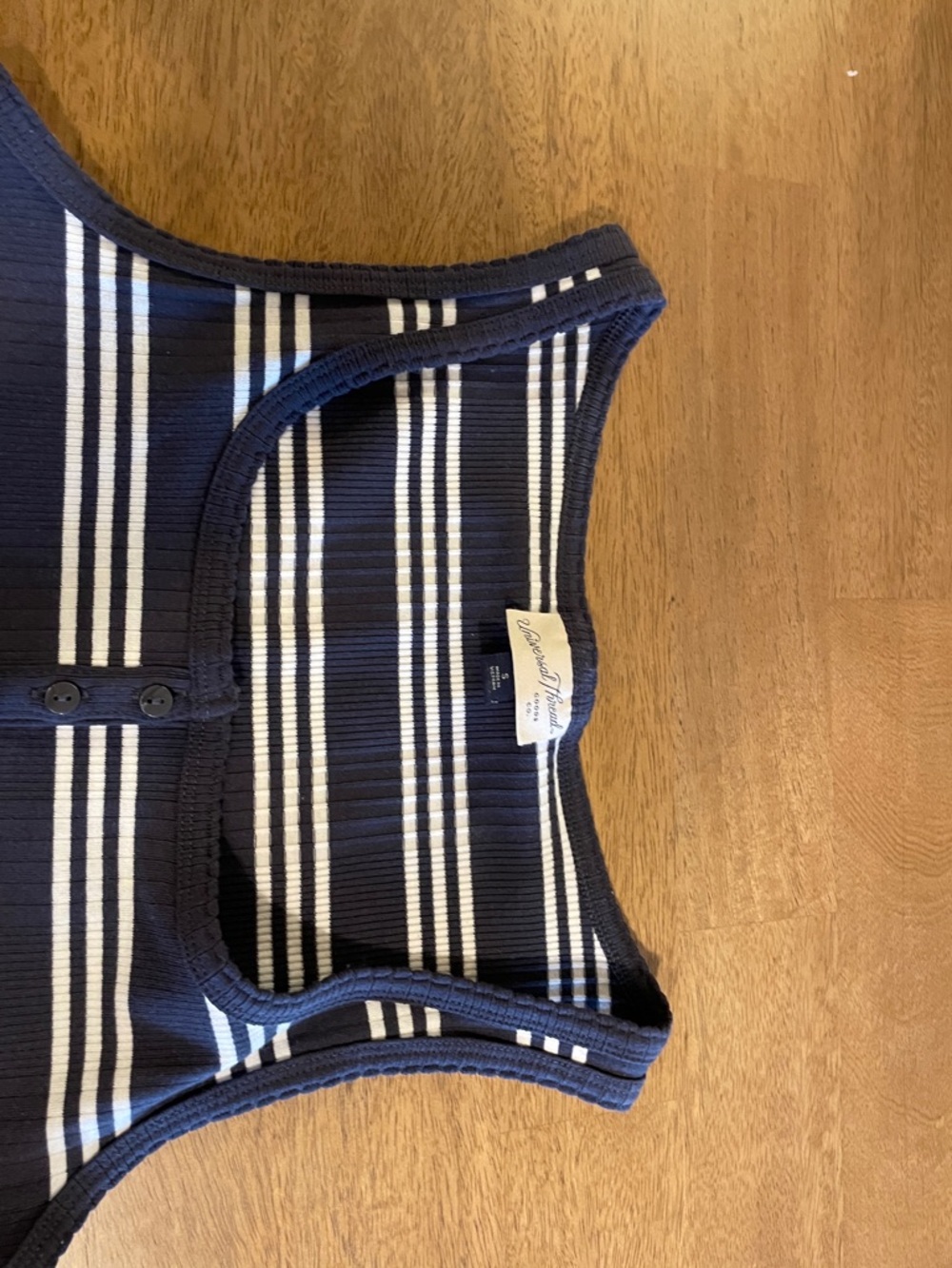 Universal Thread Ribbed Tank in Heather Gray - Picture 3 of 6